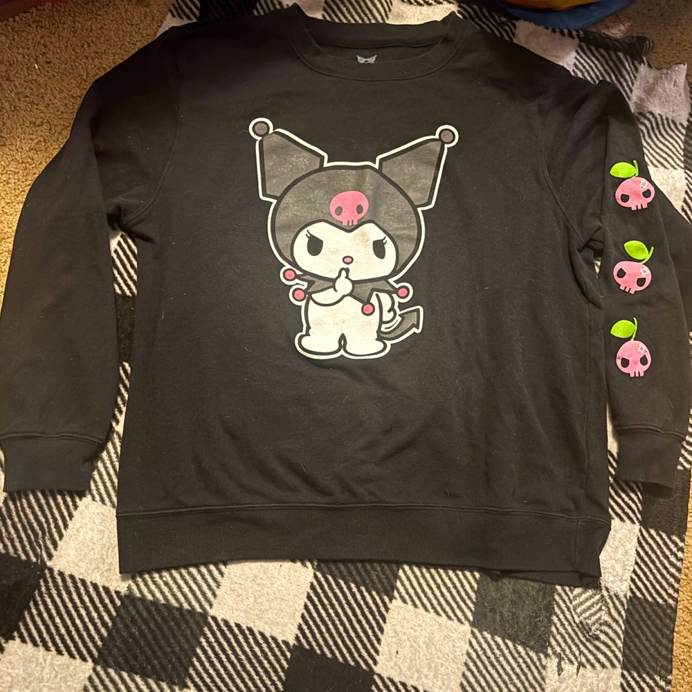 Large Sanrio Kuromi sweater